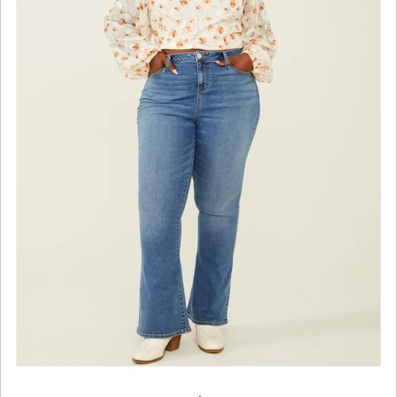 Arula Hattie Flare Jeans High Rise Flare NWT vintage wash - Picture 11 of 11